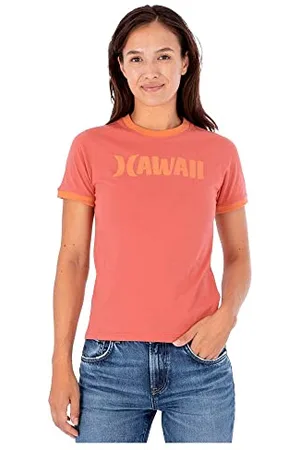 Hurley Damska koszulka W Oceancare Aloha Ss, Mineral Red, XS, , XS