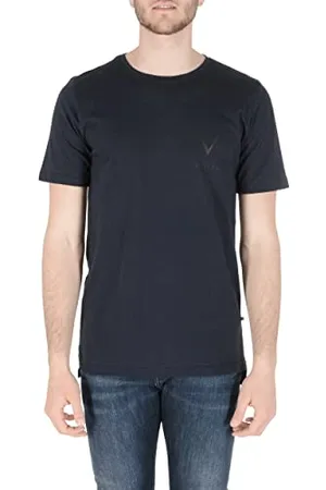 19V69 Italia Męski Pistiko Navy Blue T-Shirt, granatowy, 56 (7 szt.), , 3XL