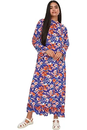 Trendyol Damska sukienka damska Maxi Standard High Neck Woven, , 36