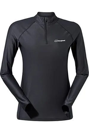 Berghaus Damska koszulka z długim rękawem 24/7, zapinana na zamek błyskawiczny Through Base Layer Top, , 10