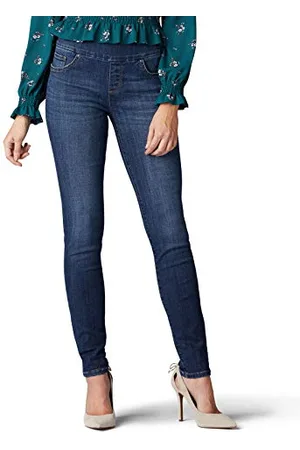 Lee Damskie dżinsy o kroju slim fit skinny Leg Pull On Jeans, , 48 PL Krótki