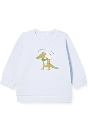 Benetton Bluza z kapturem dla chłopców, , 74 cm