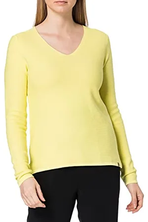 Camel Active Womenswear Sweter Damski 3095345K78, Żółty, XXL