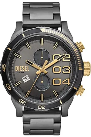 Diesel Męski kwarcowy chronograf z bransoletą DOUBLE DOWN 2.0 CHRONO DZ4614