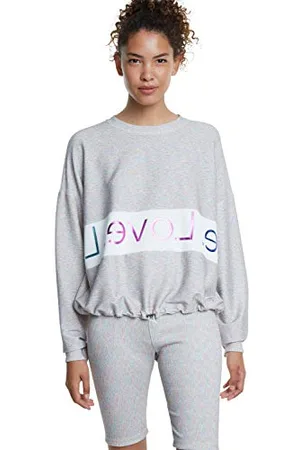 Desigual Sweat Lurex Studio White, , M