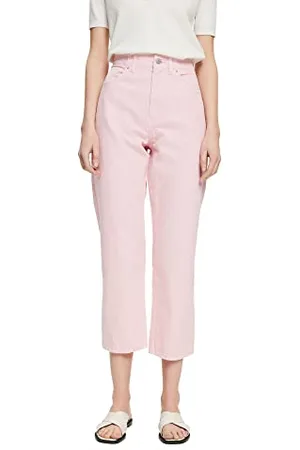 ESPRIT Damskie spodnie 052EE1B308, 690/light PINK, regularny