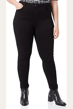 VERO MODA Dżinsy damskie skinny, Czarny (czarny czarny), 34W x 34L (Producent Rozmiar:XS)