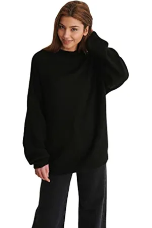 NA-KD Damski sweter z wysokim dekoltem, , 3XL