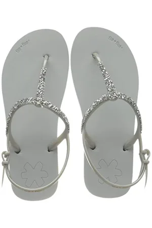 flip*flop Damskie sandały Sparkle, szary - - 38 EU