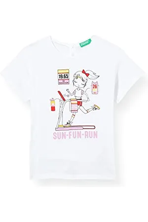 Benetton T-shirt dziewczęcy, , 56 cm