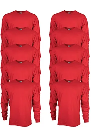 Gildan Koszulka męska (10 sztuk), Czerwony (10-pak), 3XL