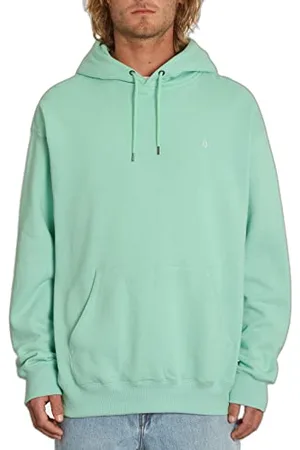 Volcom Męska bluza z kapturem Single Stone Po z kapturem, zielona (Lichen Green), S, , S