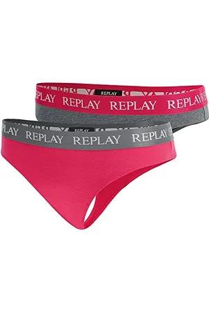 Replay Damska bielizna T-c1, ciemnoszara melanż/fuxia/biała, L, , L