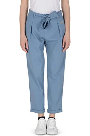 19V69 Italia Damskie spodnie Trump Light Blue, swobodne, jasnoniebieskie, XL (2 sztuki), , XL