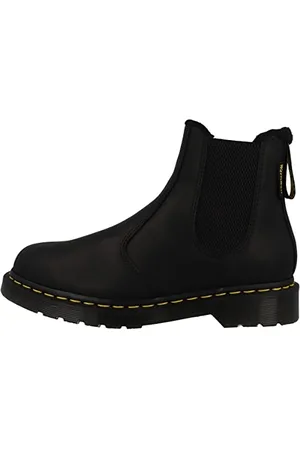 Dr. Martens Unisex Chelsea Boot Combat, Black Valor Wp, 6,5 UK