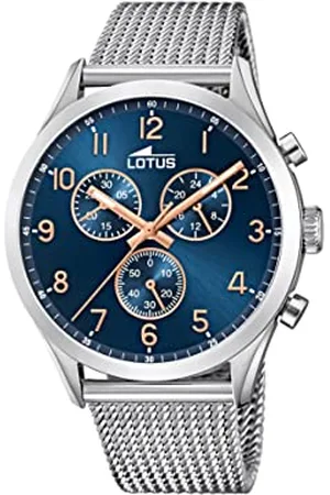 Lotus Męski chronograf kwarcowy zegarek z bransoletką ze stali szlachetnej 18637/3
