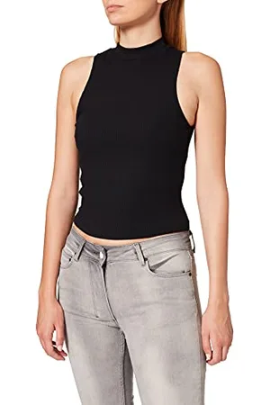 NA-KD Damska Koszulka z dżerseju Ribbed, , XL