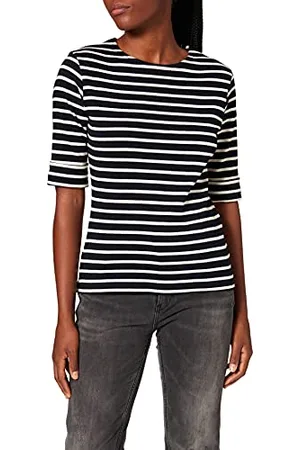 Armor.lux Damski T-shirt Marinière Cancale Femme