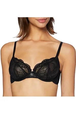 Emporio Armani Damski biustonosz z fiszbinami wirtualny koronkowy, , 80B