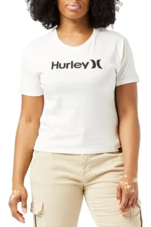 Hurley Damska koszulka W Oceancare O&O Ss, Marshmallow, S