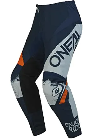 Oneal Męskie spodnie Element Shocker, czarny/pomarańczowy, 34, Czarny/pomarańczowy, 44