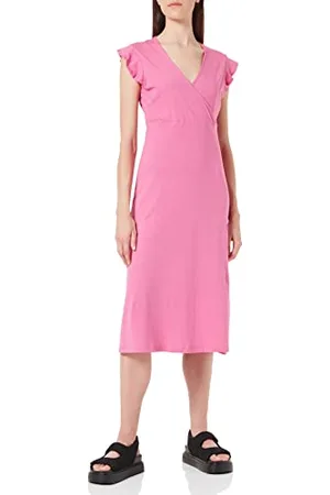 ONLY Damska sukienka ONLMAY S/L WRAP MIDI Dress JRS sukienka, , XL