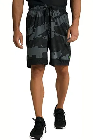 JP 1880 Męskie spodenki sportowe Camouflage, spodnie Quickdry, czarne, L