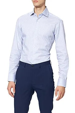 Hackett Twill Two kołnierzyk STR Koszula męska, , 180