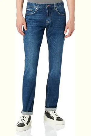 Tommy Hilfiger Męskie Xtra Slim Layton Pstr Crane niebieskie luźne dżinsy