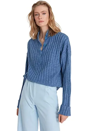 Trendyol Sweter akrylowy - - regularny S