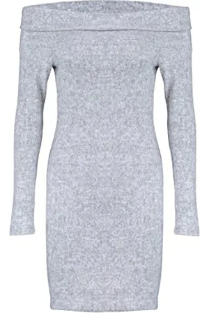 Trendyol Damska sukienka mini bodycon, szara, M, , M