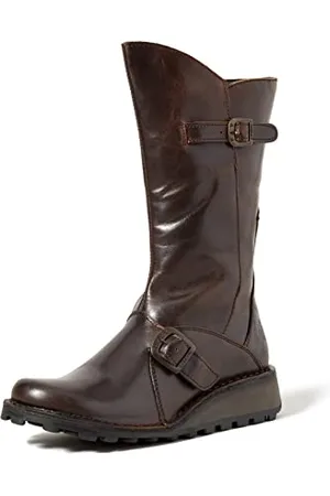 Fly London Mes, kozaki damskie, Braun Dk Brown 059, 36 EU