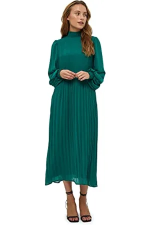 Minus Damska długa sukienka Mia Smock 1, zielony ocean, 6