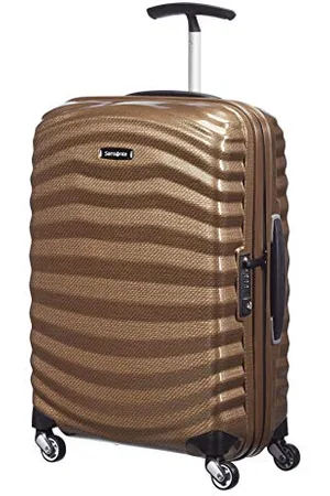 Samsonite Lite -Shock - Spinner S walizka, 55 cm, 36 L, brąz (piasek)