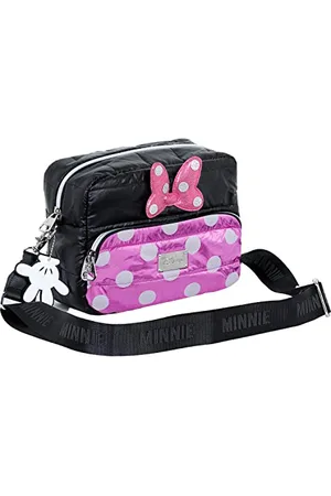 Disney Myszka Minnie Air -Torebka na Ramię IBiscuit Padding, Czarna, 23 x 16 cm