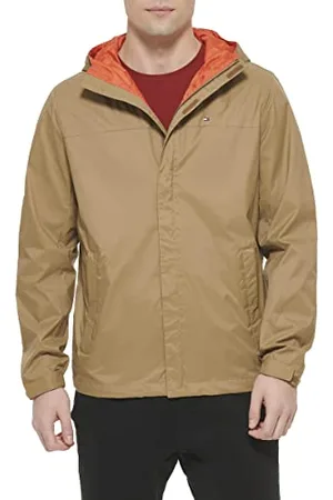 Tommy Hilfiger Męska wodoodporna kurtka z kapturem, , 3XL