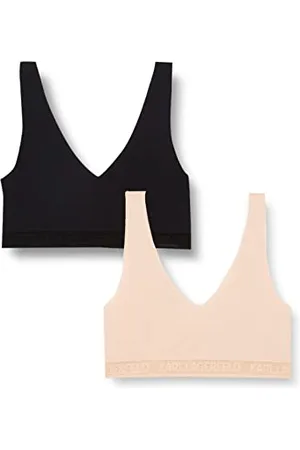 Karl Lagerfeld Kobiety Ultralekka Braletka Z Logo Karl (Zestaw 2), , M