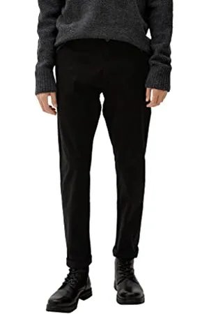 QS by s.Oliver Męskie spodnie 2122359, Austin Slim Fit, zielone, 28/34