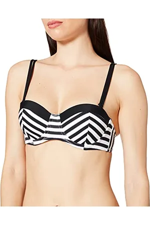Schiesser Damskie bikini Mix & Match top typu bandeau, górna część bikini, , 36 PL (Producent rozmiar : 036A)