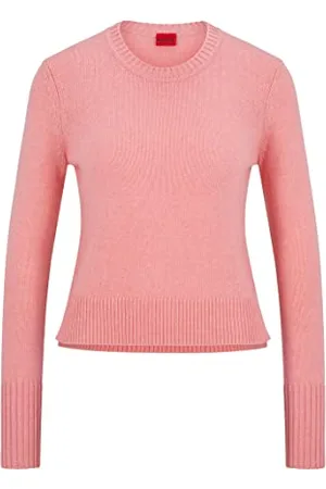 HUGO BOSS Damska bluza Sbasa Knitted, jasny różowy, 677, XS