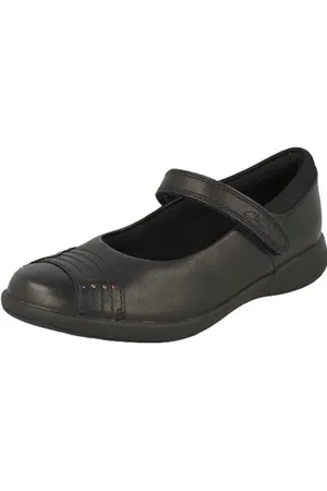 Clarks Baleriny dziewczęce Etch Beam K, czarny - - 32,5 EU