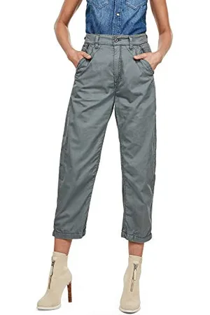 G-Star RAW Odzież Damska Spodnie Army City Mid Boyfriend Straight Pants, Szary (Lt Building Gd D17041-c322-b576), 30W / 32L