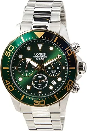 Lorus Damski zegarek automatyczny ze stali nierdzewnej z paskiem ze stali nierdzewnej RT347JX9, , sport
