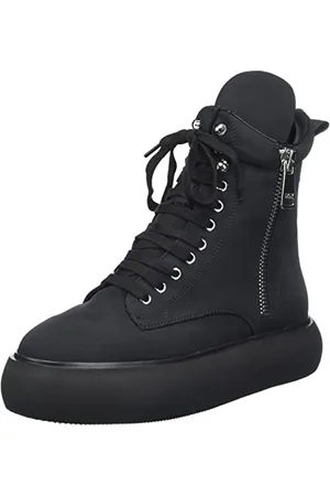 DKNY Damskie buty damskie Aken Sneaker Boot W/Inside Zip, czarne, rozmiar 38,5 EU, , 38.5 EU