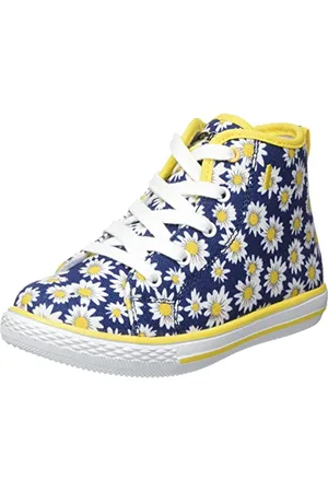 Primigi Pyg 19506 Sneakers, Navy-Giallo, 22 EU, , 22 EU