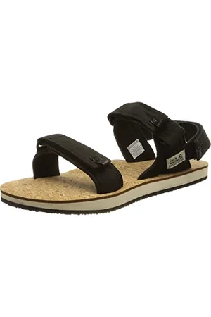 Jack Wolfskin Mężczyźni ECOSTRIDE 2 SANDAL M sandały, phantom/cork, 44.5 EU