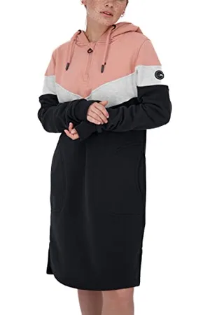 alife kickin Alife and Kickin damska BiggiAK A sukienka dresowa, sukienka na czas wolny, letnia sukienka XS-XXL, mahoń, S, , S