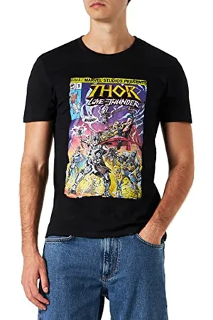 Marvel Mężczyźni Metlatmts006 Koszulka, , M