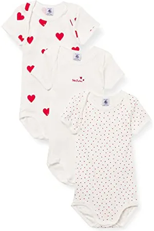 Petit Bateau Body dziewczęce (3 sztuki), , 68 cm