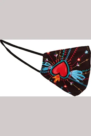 Desigual Mask_Kids_INMYHEART welon, , jeden rozmiar damski, , rozmiar uniwersalny